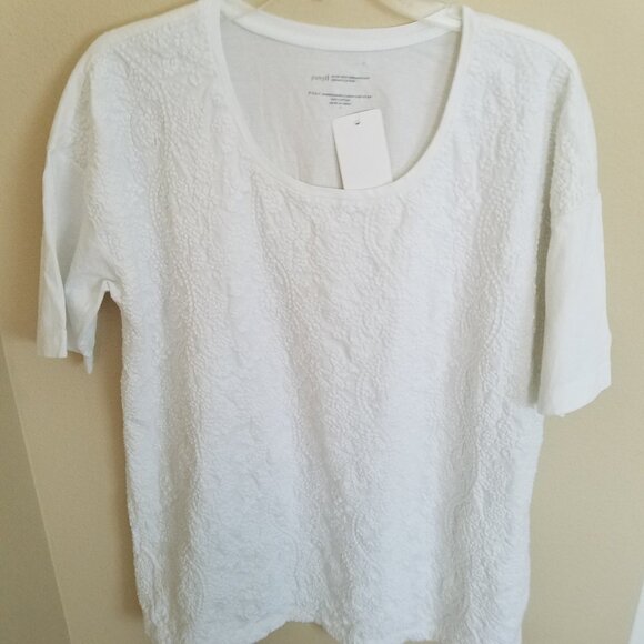 PureJill Womens size L Short Sleeve Top EUC - Picture 1 of 3